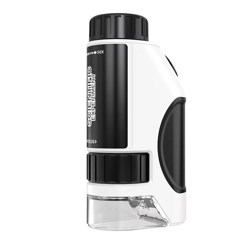 Mini Microscope 50-300X Science Education Toy Scientific Observation Cell Mobile Phone Clip