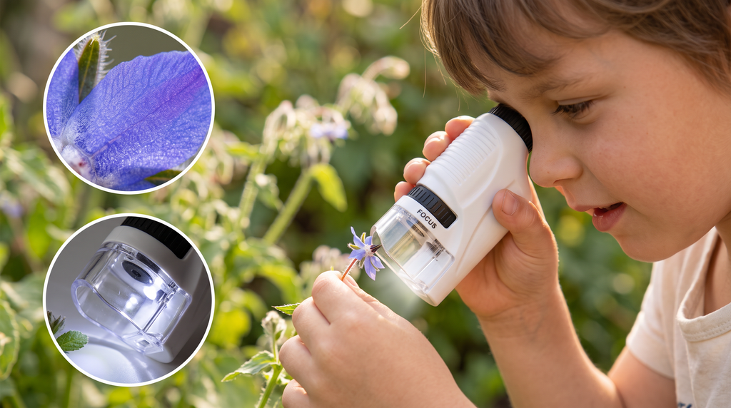 MicroKids – Microscopio de Bolsillo Infantil